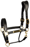 Harry's Horse Halster Leder Anatomic Zwart Full