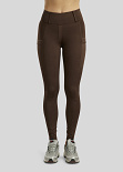 Rebel Rijlegging Pull-On met Rosegold Crystals Donkerbruin