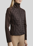 Montar Moquinn Quilted Hybrid Jacket Donkerbruin