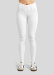 Rebel Rijlegging Tone In Tone met Crystals Wit