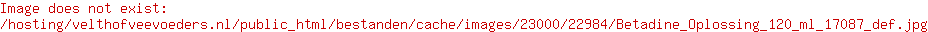 Betadine Oplossing