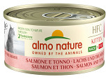 Almo Nature kattenvoer HFC Natural Made in Italy Zalm en Tonijn 70 gr