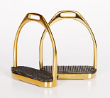 Harry's Horse Rvs Beugels Recht Goudkleurig 12 cm