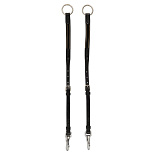 BR Martingaalvorkje met Elastiek Zwart/Zilver