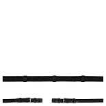 BR Linnen Teugels Zwart/Zilver Pony