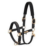 Eskadron FW'24 Heritage Halster Faux Leather Plait Zwart Cob