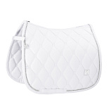 Eskadron SS'25 Classic Sports Zadeldek Softshell Crystal Wit Pony Dressuur