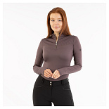 BR Half Zip-Up Pullover Jara Raisin Brown