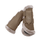 ESKADRON SS'25 PLATINUM BEENBESCHERMERS MESH FAUXFUR TAUPE M