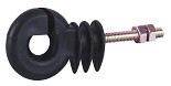 Isolator Ring zwart met moer (mdk)