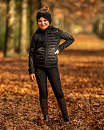 QHP Kniekous Julin (set van 2) Zwart/Bruin 39-42