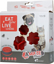 Eat Slow Love Longer Amaze Flower red