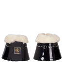 BR Springschoenen Glamour Lacquer Sheepskin Zwart