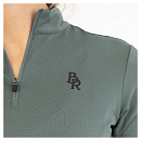 BR Half-Zip Shirt Ida Balsam Green