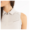 BR Mouwloos Poloshirt Isa Slate Gray