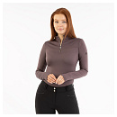 BR Half Zip-Up Pullover Jara Raisin Brown