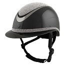 BR Rijhelm Theta Plus Dazzling Glamourous Glossy Zwart/Gunmetal