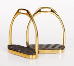 Harry's Horse Rvs Beugels Recht Goudkleurig 12 cm