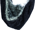 TRIXIE Buikdrager Soft Zwart/Grijs