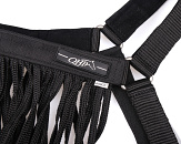 QHP Vliegenfrontriem Extra Zwart