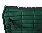 QHP Zadeldek Astana Crystal Donkergroen VZ