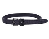 QHP Sporenriempjes Shimmer Zwart