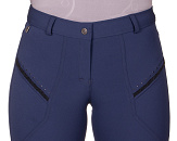 QHP Rijbroek Jace Knie Grip Navy