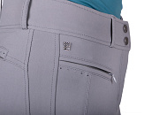 QHP Rijbroek Victoria Full Grip Grijs