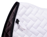 QHP Zadeldek Kae Wit/Zwart VZ Full