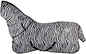 Harry's Horse Vliegendeken + Losse hals Zebra