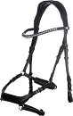 HKM Sports Hoofdstel Pro Anatomic Zwart