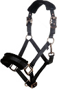HKM Sports Halster Rosegold Glamour Zwart Pony