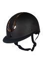 HKM Sports Rijhelm Illusion Zwart/Rosegoud 55-57