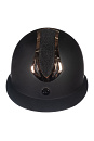 HKM Sports Rijhelm Illusion Zwart/Rosegoud 55-57