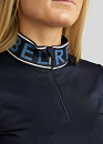 Rebel Trainingsshirt met Logo Collar Donkerblauw