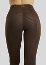 Rebel Rijlegging Pull-On met Rosegold Crystals Donkerbruin