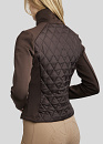 Montar Moquinn Quilted Hybrid Jacket Donkerbruin