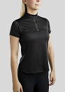 Montar Junior Trainingsshirt Mobriella met Gun Metal Crystal Zwart