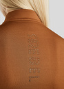 Rebel Trainingsshirt Tone In Tone Crystals Toffee