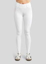 Rebel Rijlegging Tone In Tone met Crystals Wit