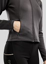 Montar Zip Jacket MoLila met Champagne Crystal Tape en Crystals Grey Slate