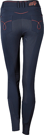 Harry's Horse Rijbroek Just Ride Leopard Full Grip Navy