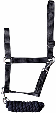 Harry's Horse Halsterset Initial Zwart