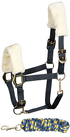 Harry's Horse Halsterset Soft Blueberry