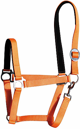 Harry's Horse Halster Padded Oranje
