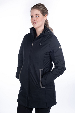 HKM Sports Verwarmde Jas Elegant Zwart