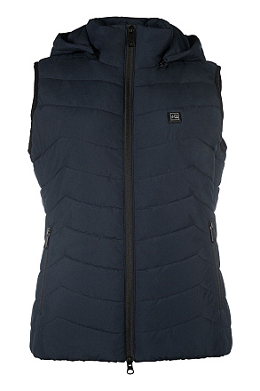 HKM Sports Verwarmde Bodywarmer Style Donkerblauw
