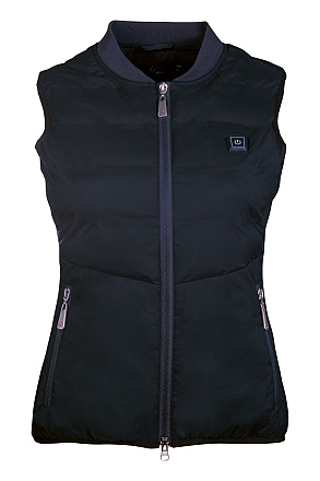 HKM Sports Verwarmde Bodywarmer Zwart