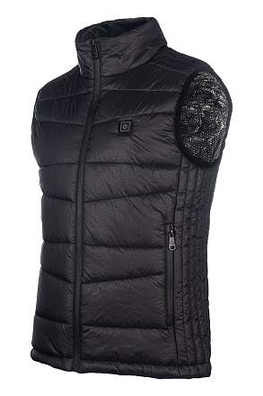 HKM Verwarmde Bodywarmer Heren Zwart