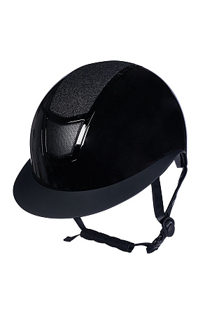 HKM Sports Rijhelm Shiny Diamond Zwart M 56-58